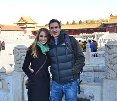 Ryley and I visiting China in 2013