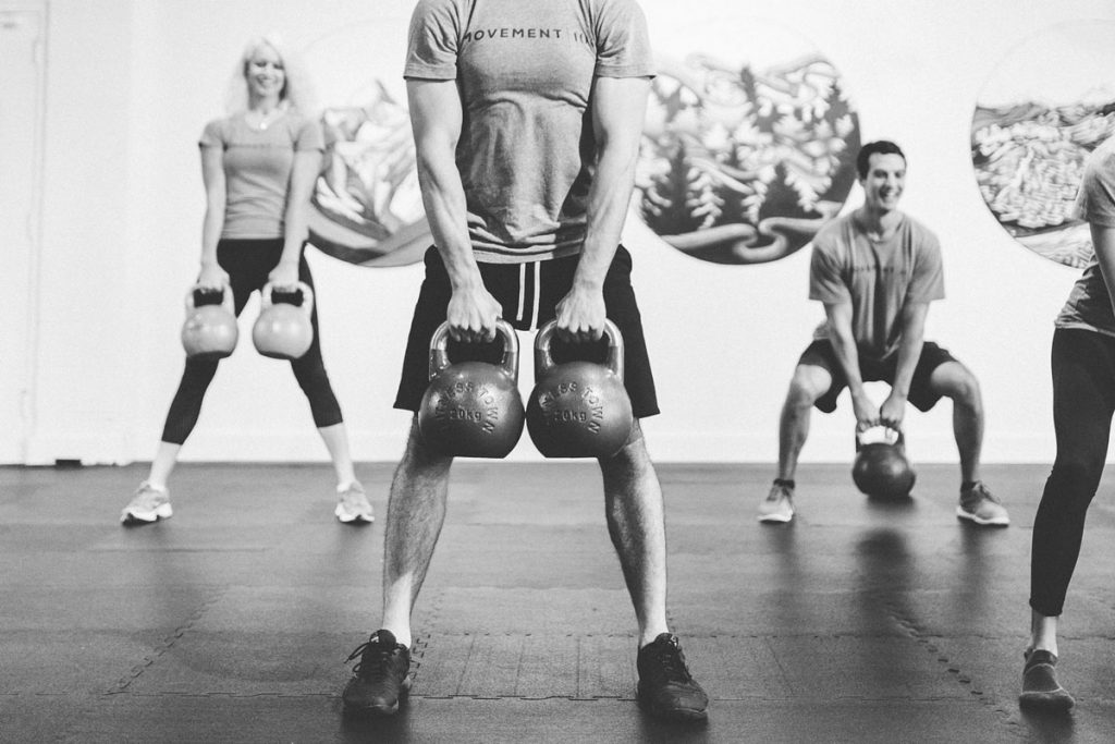 working out with kettlebells