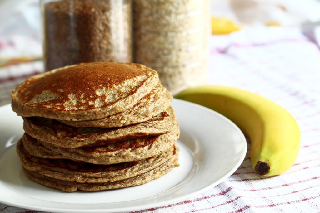 Two ingredient banana pancakes