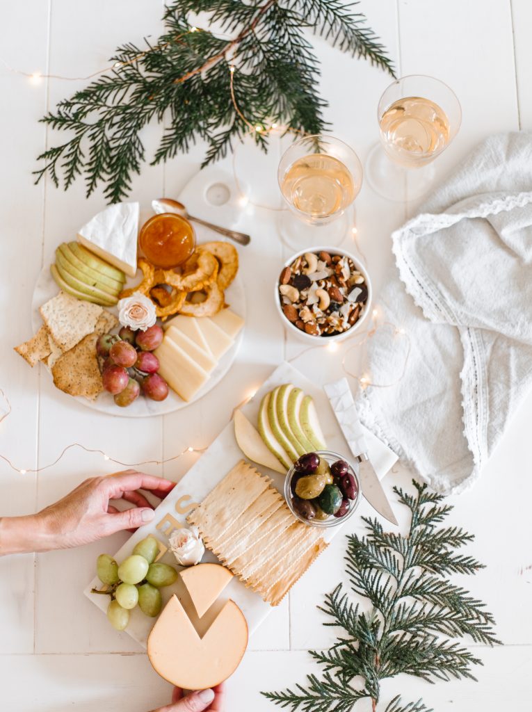 Holiday flatlay featuring Keep it Fraiche snack