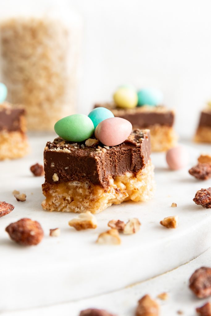 Chocolate Easter Square with Rice Crisps